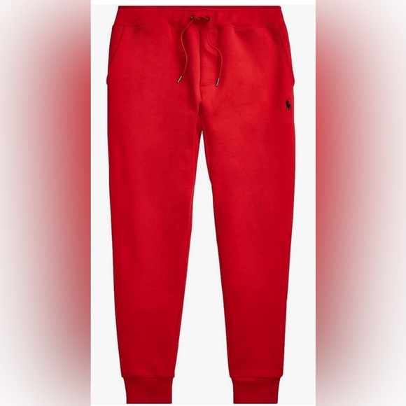 🆕 Polo Ralph Lauren Men’s Double-Knit Tech Joggers. RL Red, Size:2XL • NWOT - Picture 1 of 13